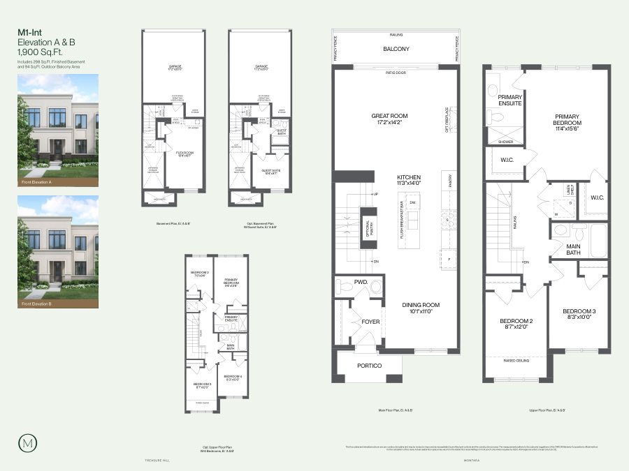 M1 Interior floor plan preview
