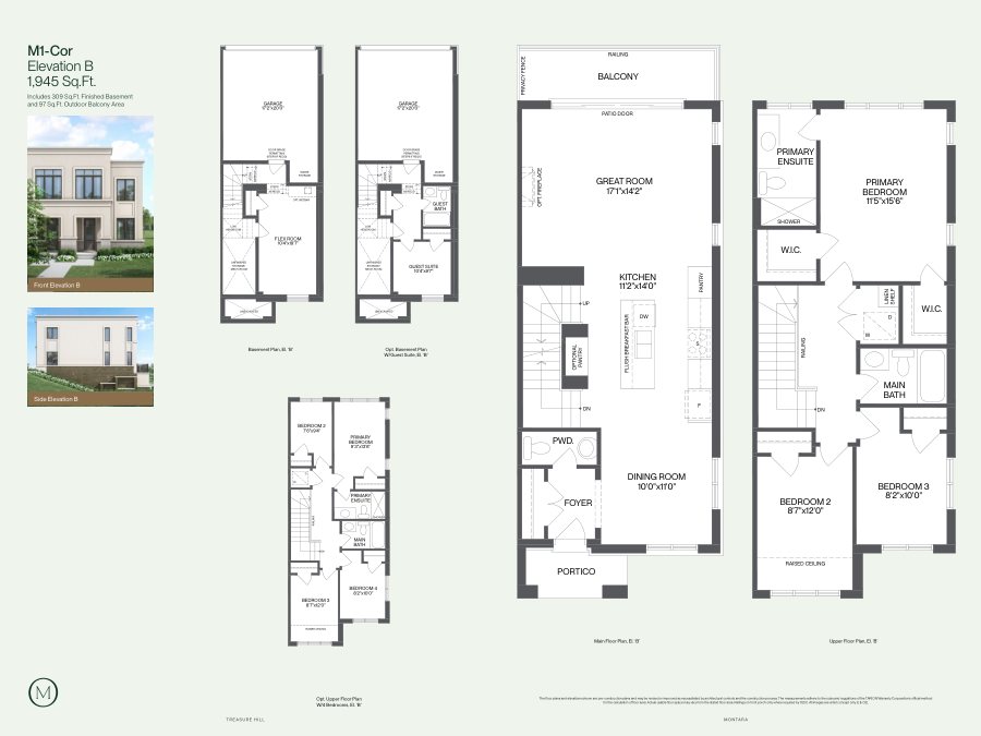 M1 Corner floor plan preview