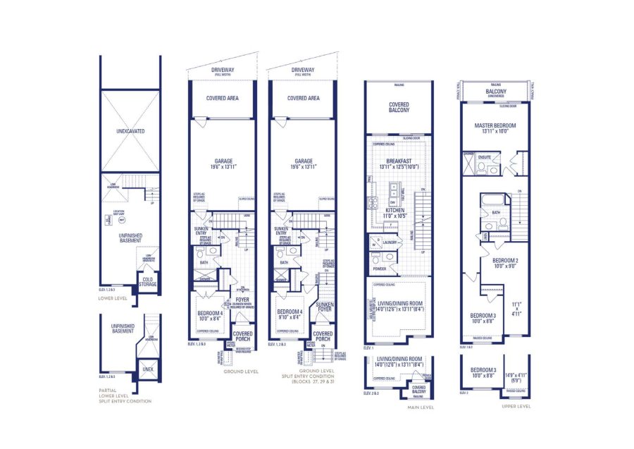 Siena 1 - Elevation 1 floor plan preview