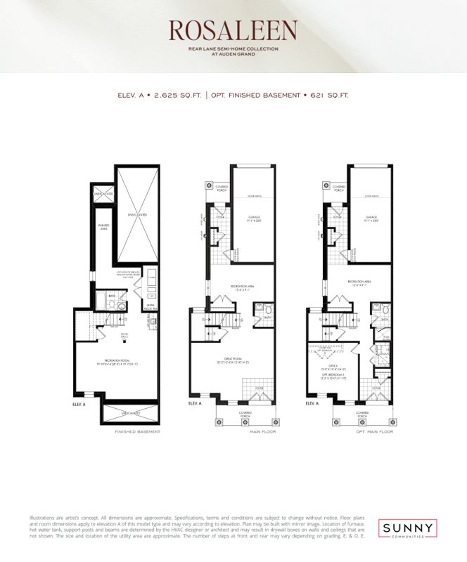 Elevation A floor plan preview