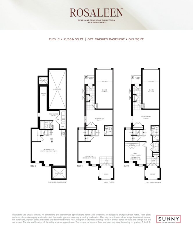 Elevation C floor plan preview