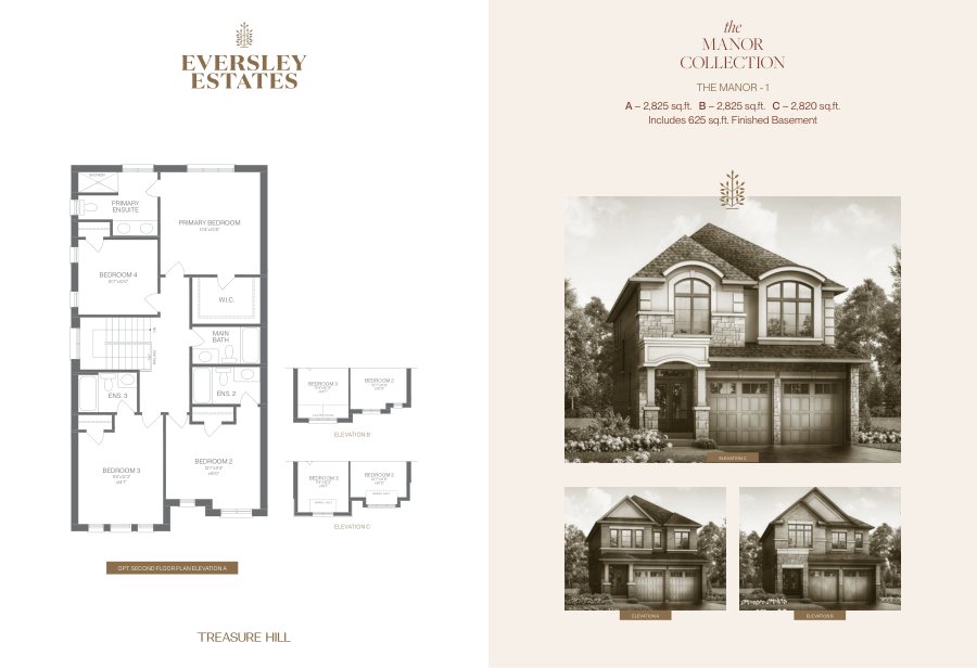 Manor 1 floor plan preview